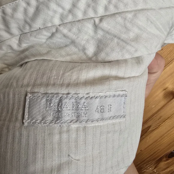 Prada Men's Cream Pants Size 48R